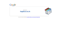 Desktop Screenshot of hapbco.co.in